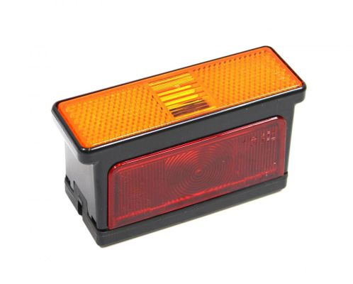 Umrissleuchte klar/rot + Seitenmarkierung 12/24V