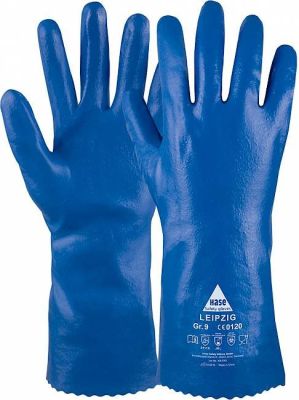 Hase Chemikalienbeständige Baumwollhandschuhe mit robuster Nitrilbeschichtung