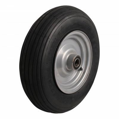 Kings Tire Luftreifen + Rad 4.80/4.00-8 V-5501A 2Pr + 2.50Ax8 Et0 Kugellager Achse Ø17 Nl65 Stahl Grau