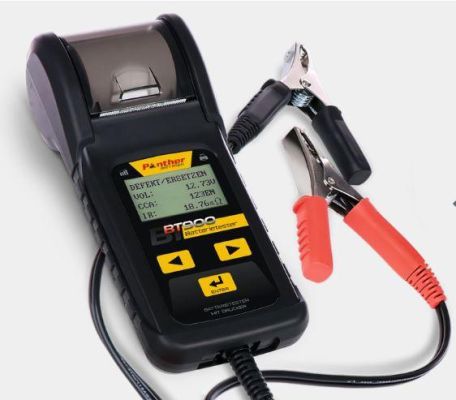 Digitaler Batterietester mit Drucker