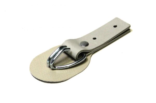 Aufrollkappe M. Unterlage Beige. L 85 mm. B 20 mm: Aufrollkappe mit Unterlegplatte Beige. L 85 mm. B 20 mm