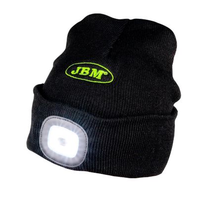 JBM LED-Mütze. grau. Universalgröße