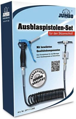Ausblaspistolen-Set 5M Spiralschlauch. + Befestigungsteile