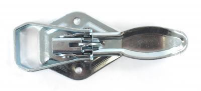 Spp Verschluss mit Bügel + Sicherung, abschließbar, RVS.