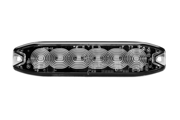 Tralert LED-Blitzleuchte Slimline 6 LEDs | R65 | Gelb
