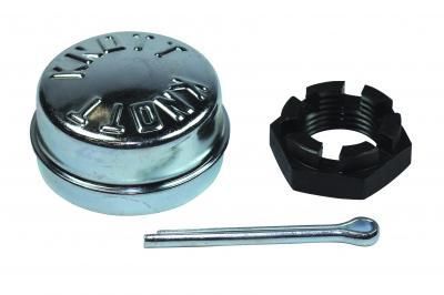 Fettkappenset Ø 72 mm mit Kronenmutter für Knott-Radbremse 200x50