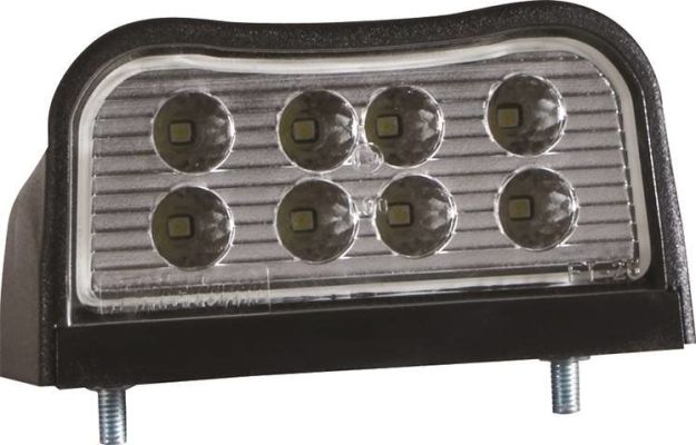 Fristom Kennzeichenleuchte LED | 12/24 V | 100 x 55 x 55mm | CE, ECE-R10 / R7 / R4 | Weiß