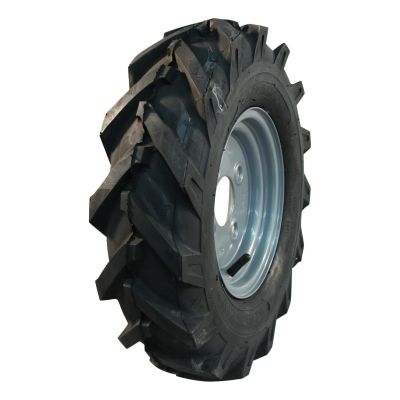 Kings Tire Luftreifen + Rad 4.80/4.00-8 (122/90-8) V-8501 4Pr + 2.50Ax8H2 Et0 60/100/4 44 A4 Stahl Grau