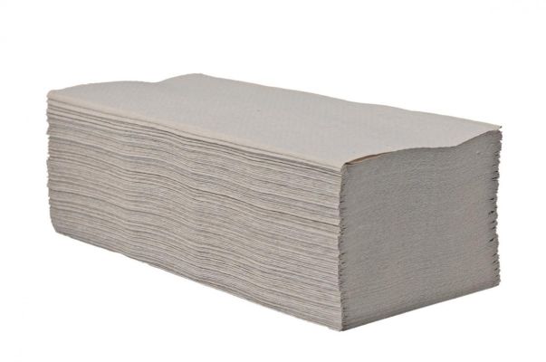 Papierhandtücher 1-lagig natur. Packung mit 5000 Blatt
