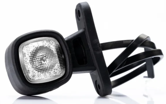 Fristom Led Begrenzungsleuchte 68 X 70 X 31Mm Rot/Weiß Universell Kabel 50Cm Offenes Drahtende 12/24 V