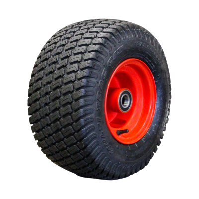 Kings Tire Luftreifen + Rad 18X8.50-8 (220/60-8) Multi Trac C/S 8Pr + 7.00Bx8H2 Et0 Nl150 89 A4 Stahl Rot