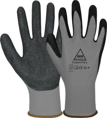 Sicherheitshandschuhe mit Latexbeschichtung