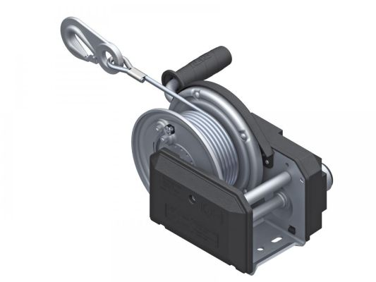 Gebremste Winde Optima Typ 901. mit 12.5 m Seil