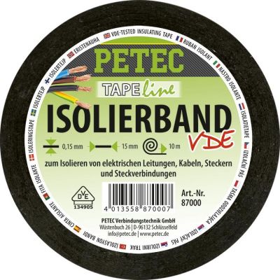 Petec Isolierband 15mm x 0.15mm x 10m