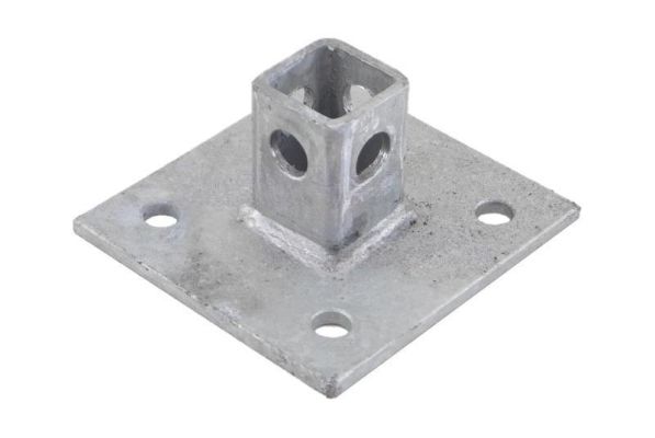 BWN Stützfuß Support - mit schrauben fixierbar 80x80 mm