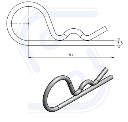 Federstecker für 905.000.129