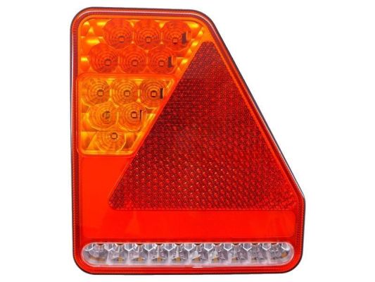 LED 5 GLOCTRAC 7-Funktionen Rücklicht |12/24V | 208*188*40 Ohrform IP67