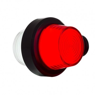 Horpol Umrissleuchte Ø79 X 107mm (Gehäuse 92mm dick) | 69mm | Rot/Weiß | Links oder rechts (universell) | Kabel 500Mm | IP68 | 12/24 V | CE, ECE-R10 / R7