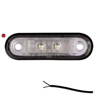 Fristom LED-Umrissleuchte Rot 12-24V DC
