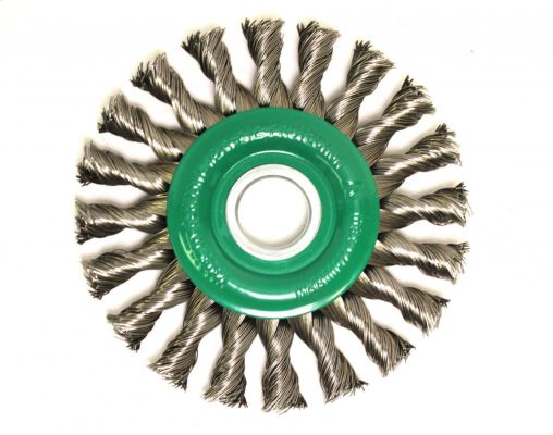 Geflochtener Rundbürstendraht 0.5 geflochten. Bohrung 22.2 mm