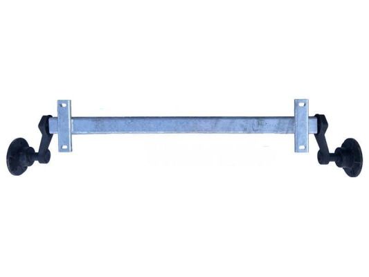 BWN 1000 kg BWN-Schlegl-RAB ungebremste Gummifeder Achse VK64 / Verschiedene Auflagenmaße: 1000-1800mm | AS: 112x5