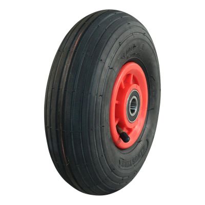 Narubb Luftreifen + Rad 3.00-4 S-2301 2Pr + 2.10X4 Nl75 Kunststoff Rot