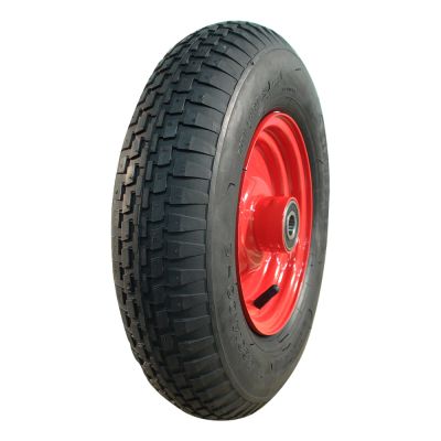 Kings Tire Luftreifen + Rad 4.80/4.00-8 V-6635 4Pr + 2.50Ax8H2 Et0 Nl90 Stahl Grau
